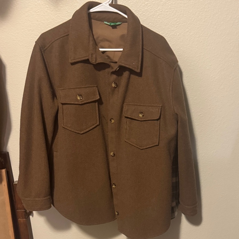 dip Men's Tan Shirt Jacket